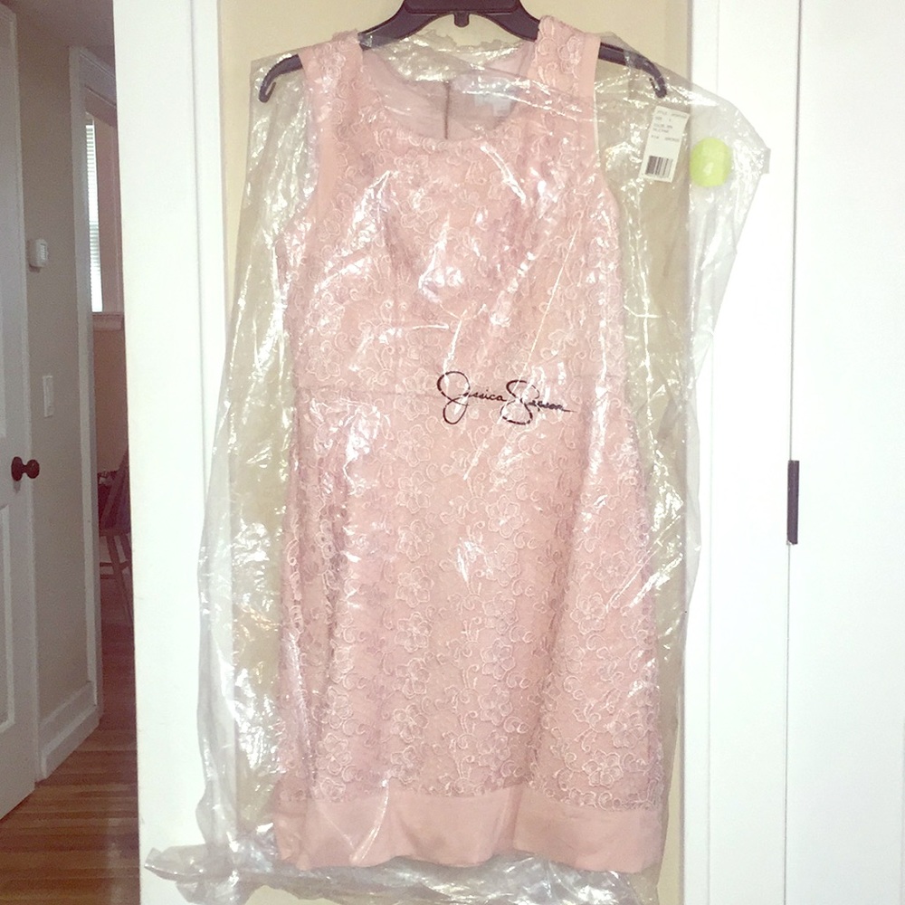 NWT still in bag Jessica Simpson pale pink dress